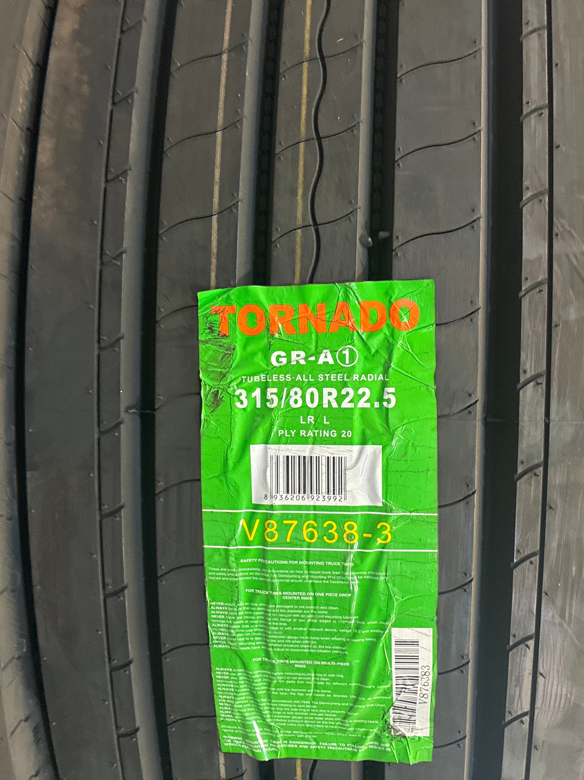 315/80r22.5 All Position Tornado GR-A1