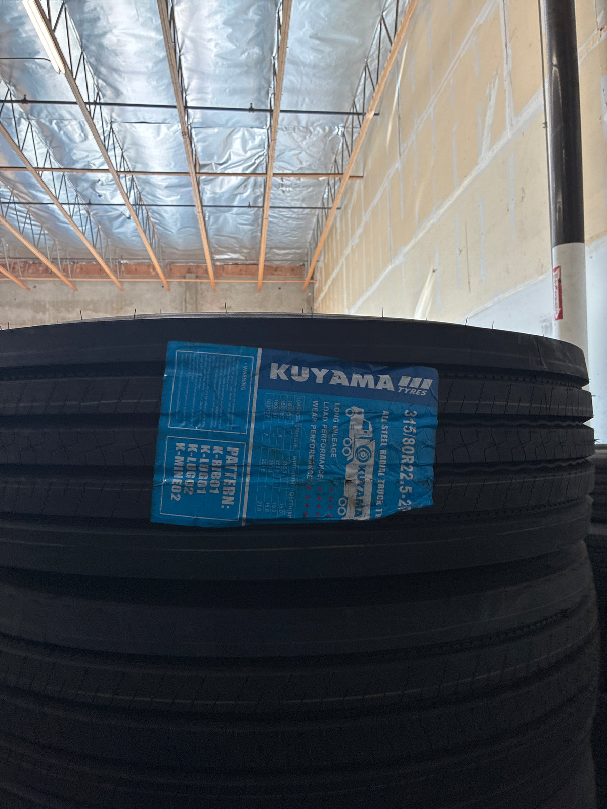 KUYAMA K-RIB 315/80R22.5 22