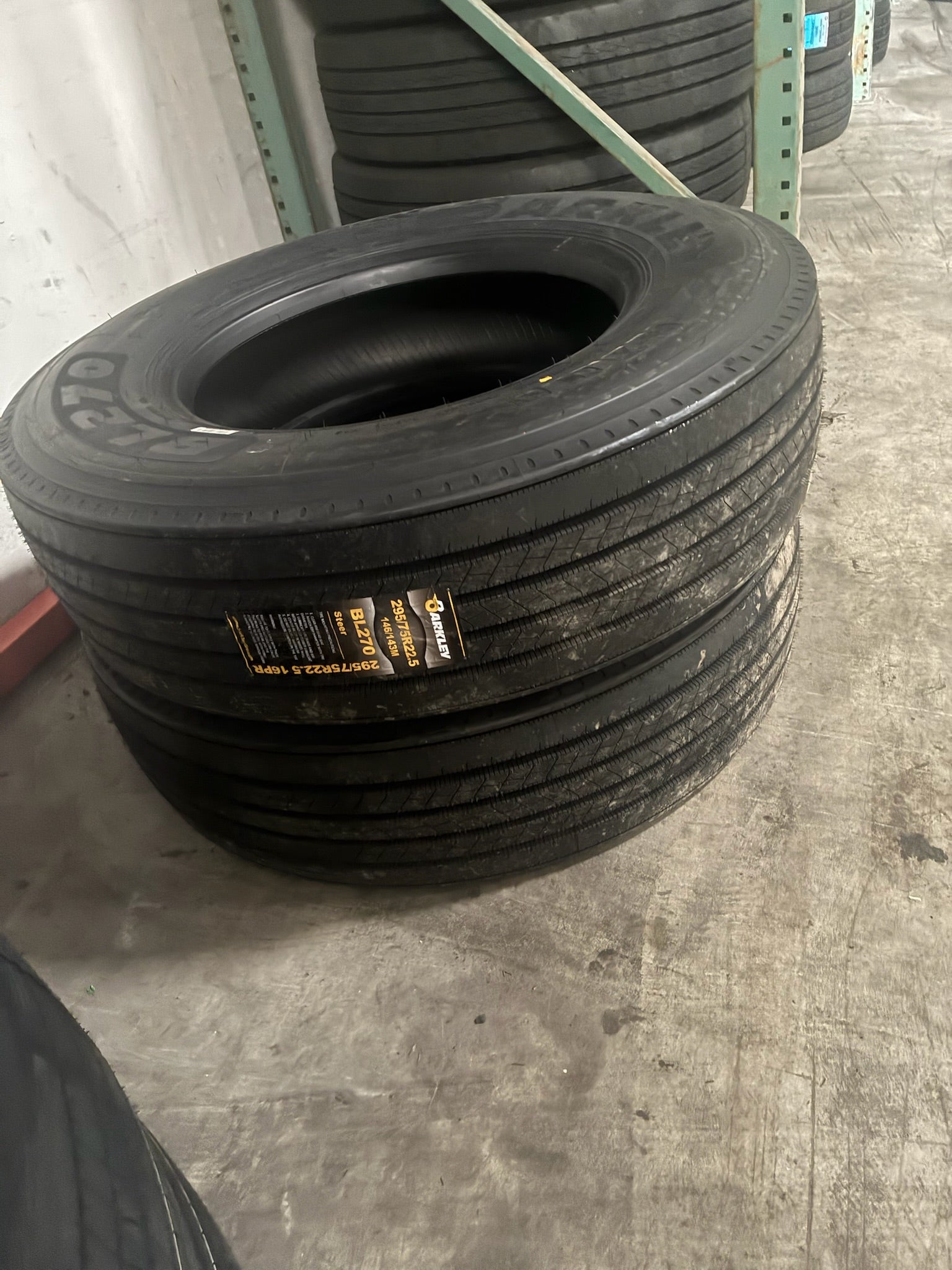 295/75r22.5-16 BL270 Steer Tire Barkley