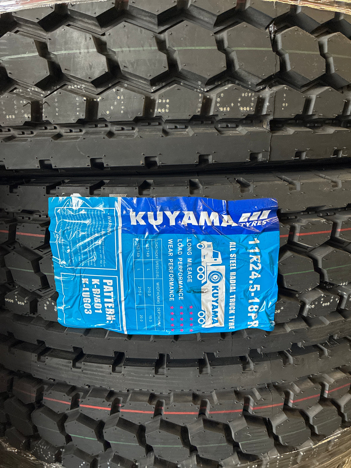 11r24.5 Drive Tire Kuyama K-LUG03