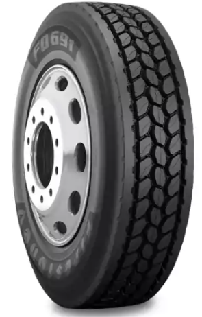 Bandag DR5.3 295/75r22.5 Recap Closed Shoulder Drive