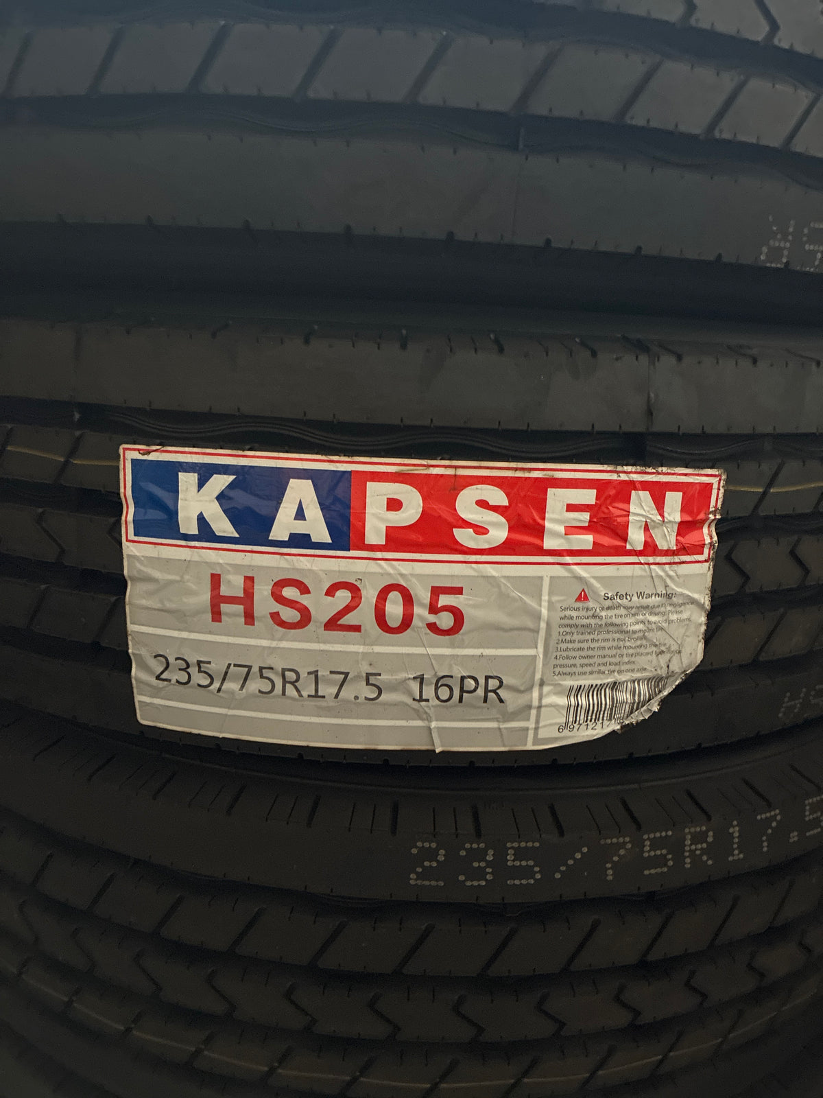 235/75R17.5-16 All Position Kapsen HS205