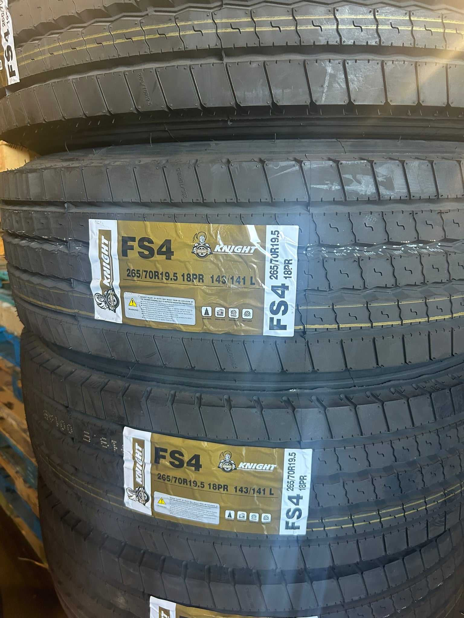 FS4 265/70r19.5 16ply Durun All Position Straight Rib Tire