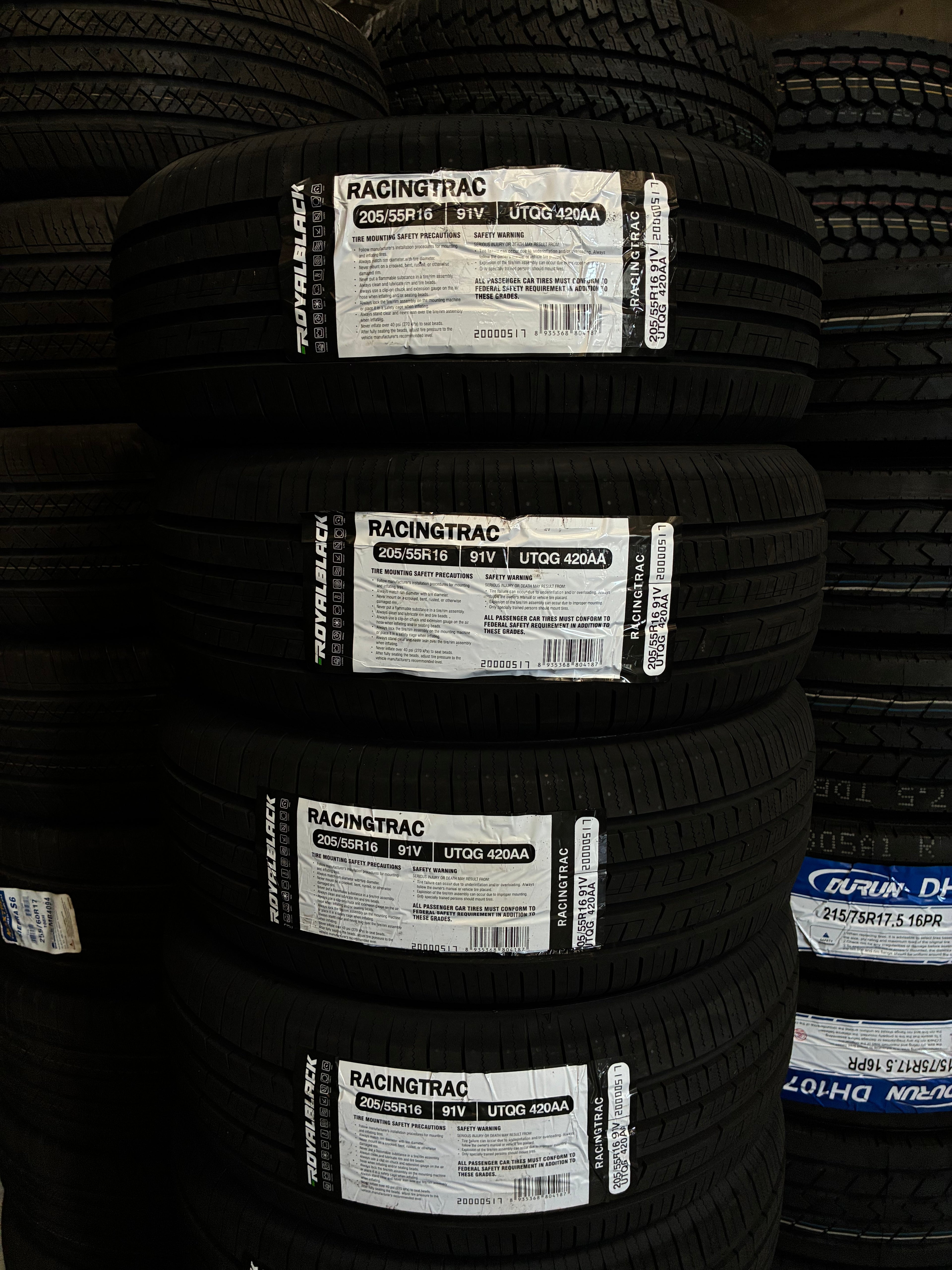 RACING TRAC 205/55R16 ROYALBLACK