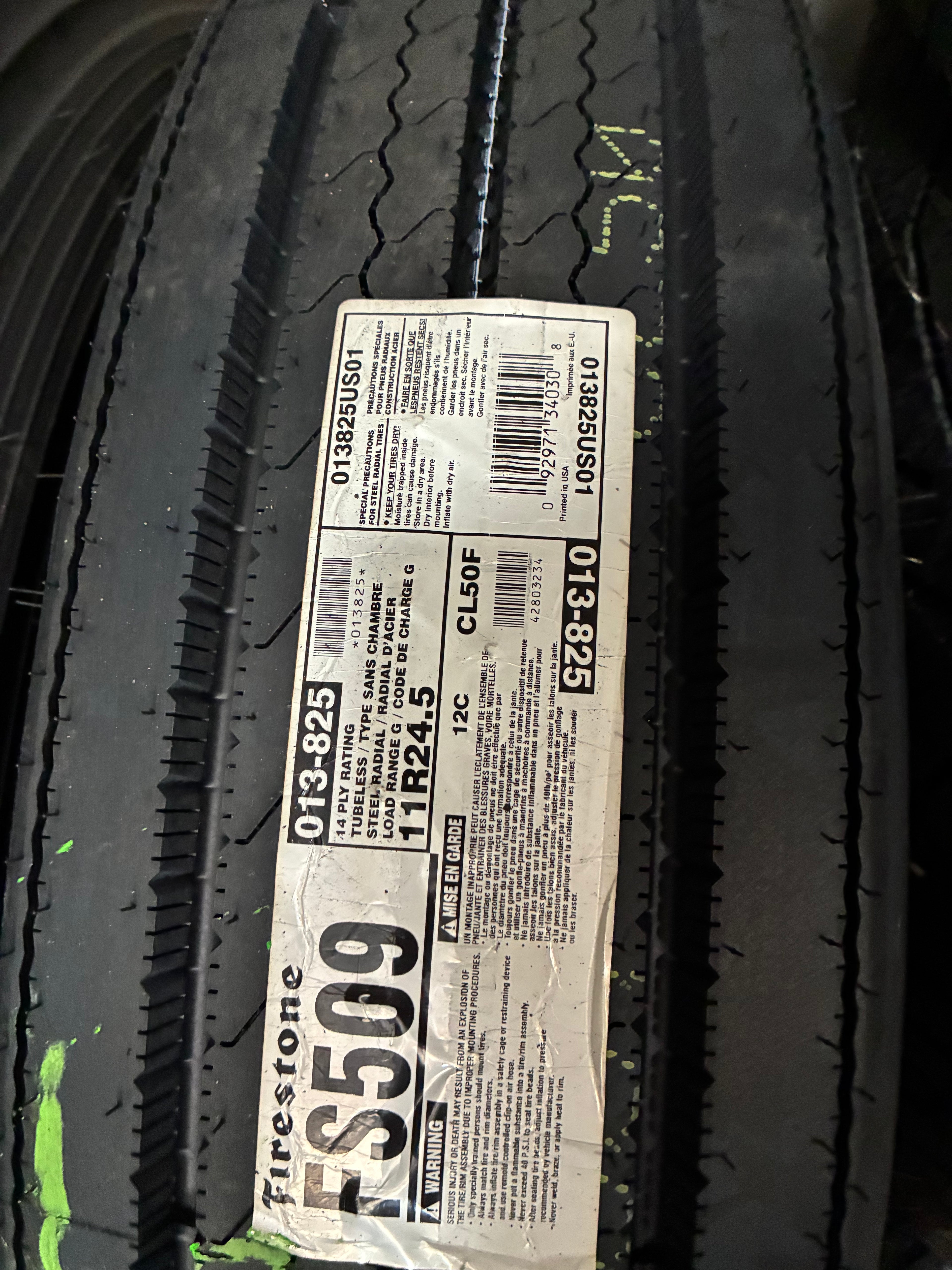 11R24.5 G Firestone FS509