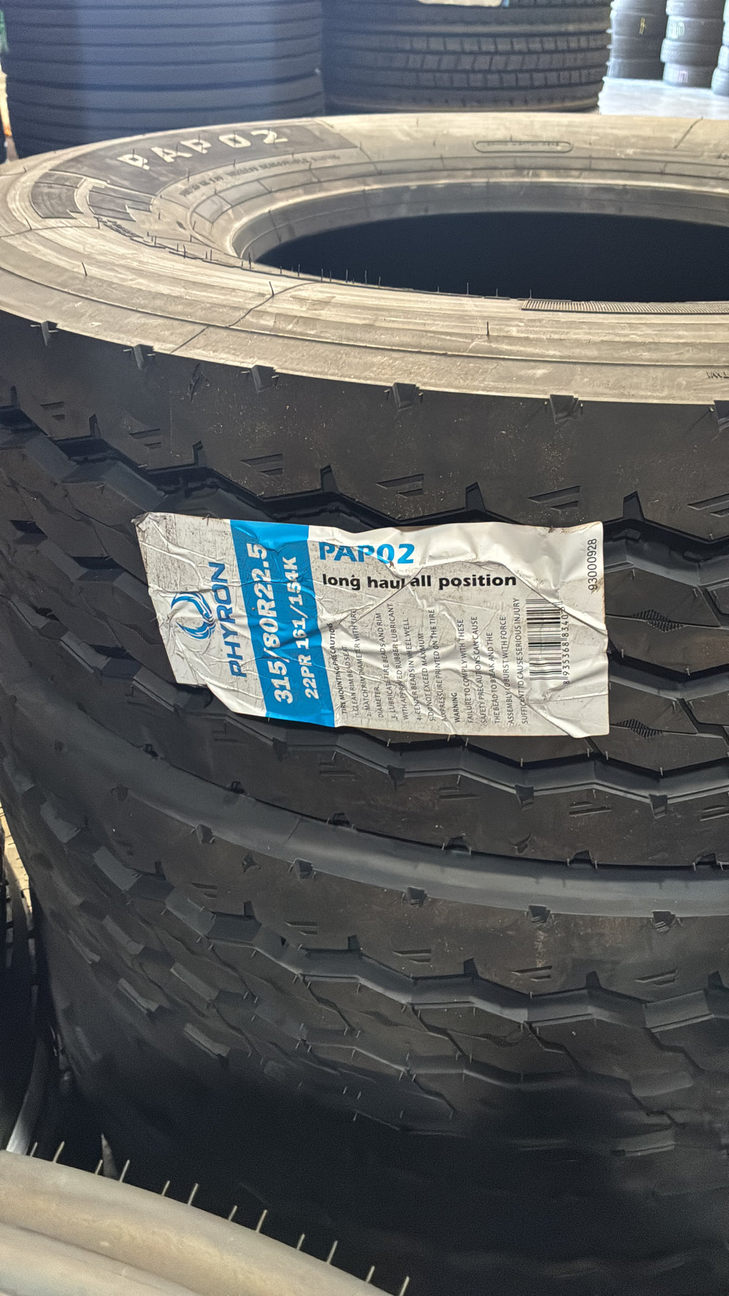 315/80R22.5 PAP02 PHYRON