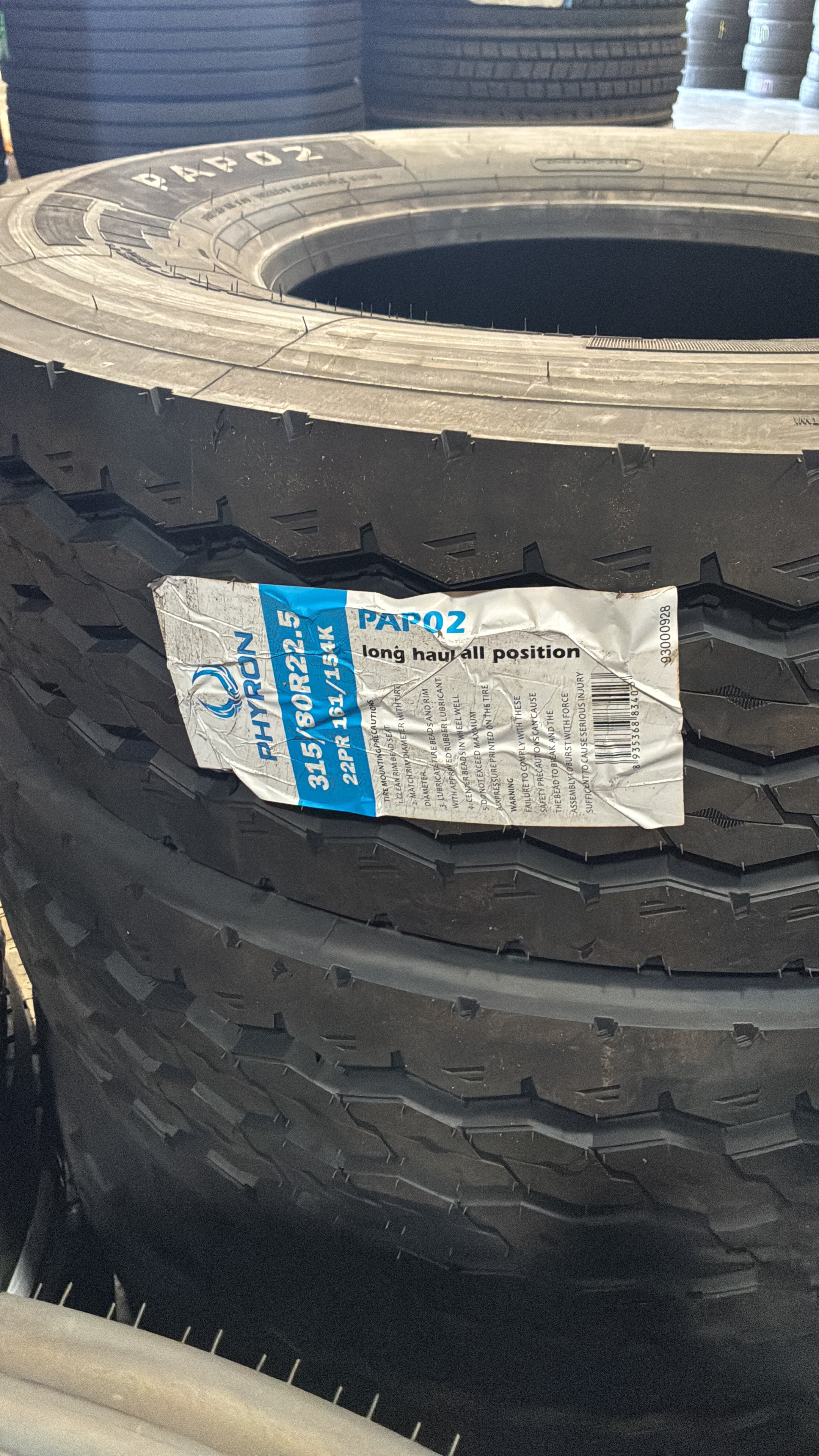 315/80R22.5 PAP02 PHYRON