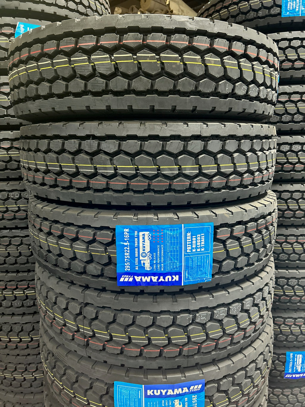 295/75r22.5 Drive Tire Kuyama K-LUG03