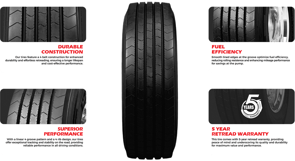 295/75r22.5 Mastertrack TR Trailer Tire (Copy)