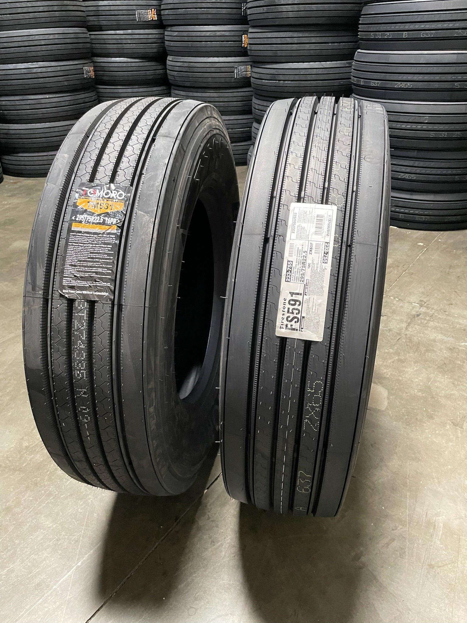 FS591 295/75r22.5-16 Firestone Steer Tire